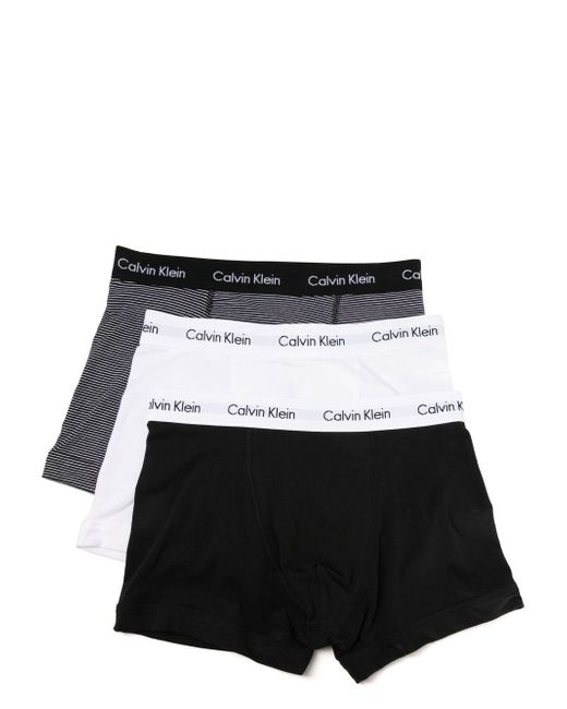 Calvin Klein logo-waist boxers set of three