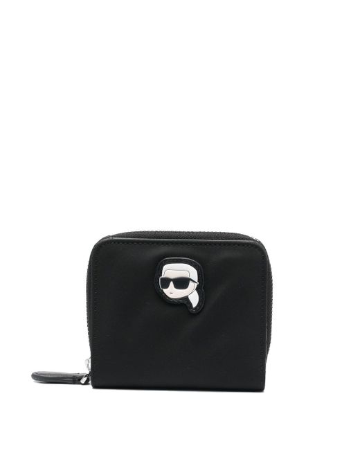 Karl Lagerfeld Ikonik 2.0 small zipped purse