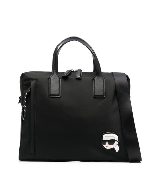 Karl Lagerfeld K/Ikonilk 2.0 briefcase