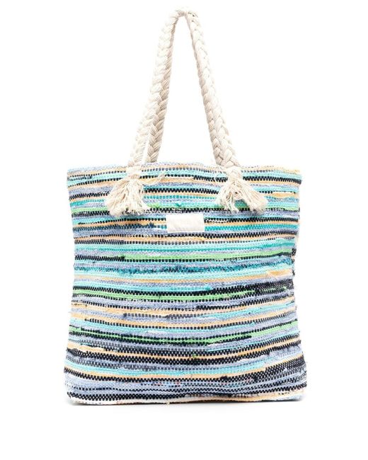 Vilebrequin woven rope-detail tote