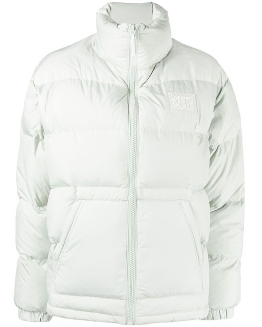 Chocoolate zip-up padded down jacket