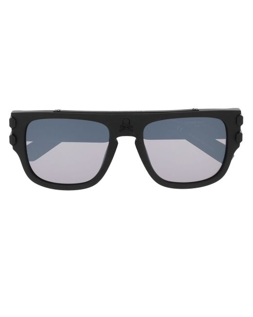 Philipp Plein Eyewear flat-brim square sunglasses