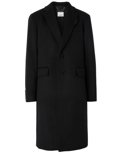 Burberry single-breasted wool coat