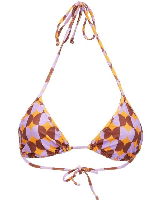 La Double J. triangle bikini top