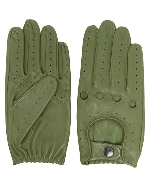 Mackintosh perforated driving gloves