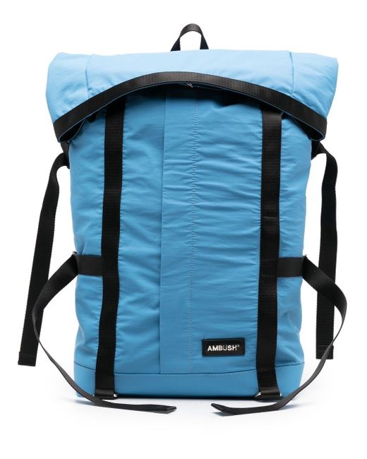 Ambush logo-patch foldover backpack