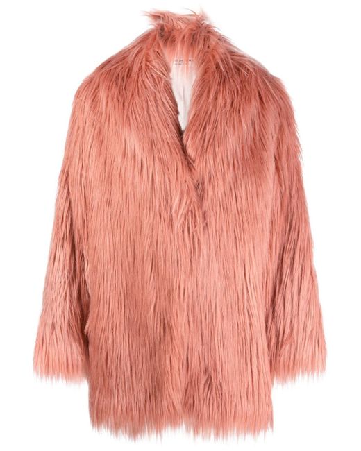Philosophy di Lorenzo Serafini oversized faux-fur design coat