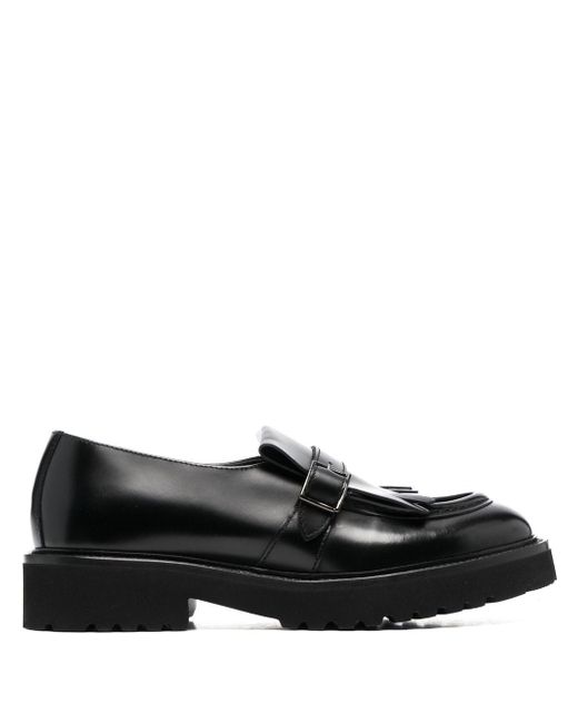 Doucal's fringed leather loafers