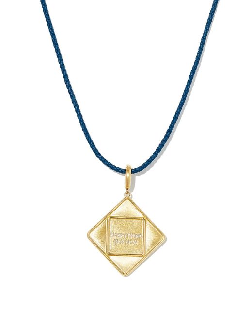 Lauren Rubinski 14kt yellow Everything is a Sign necklace