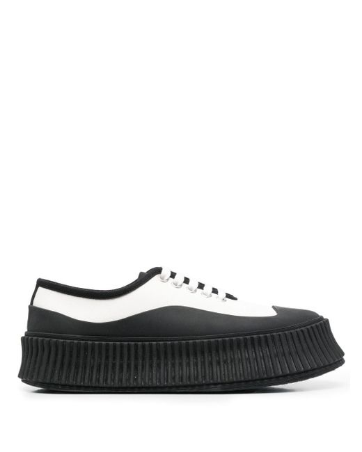 Jil Sander chunky-soled lace-up sneakers