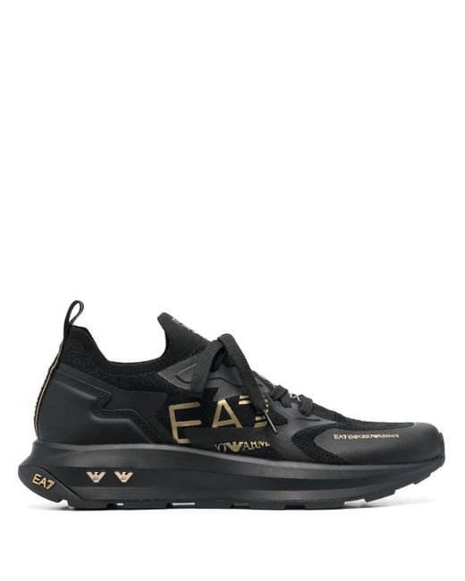 Ea7 Alture logo-print low-top sneakers