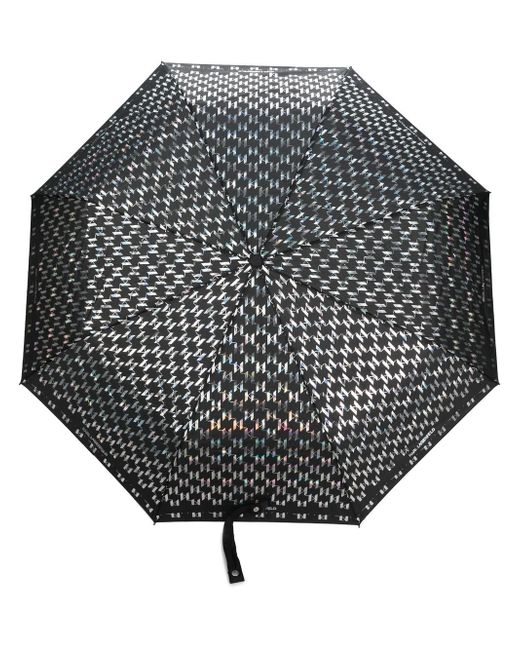 Karl Lagerfeld K/Monogram iridescent umbrella