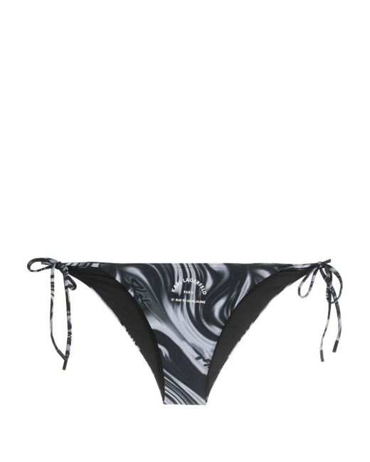 Karl Lagerfeld string bikini bottoms