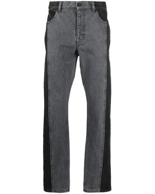 Karl Lagerfeld colour-block straight-leg jeans