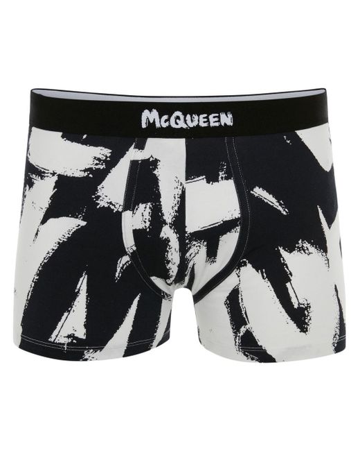 Alexander McQueen logo-print boxer shorts