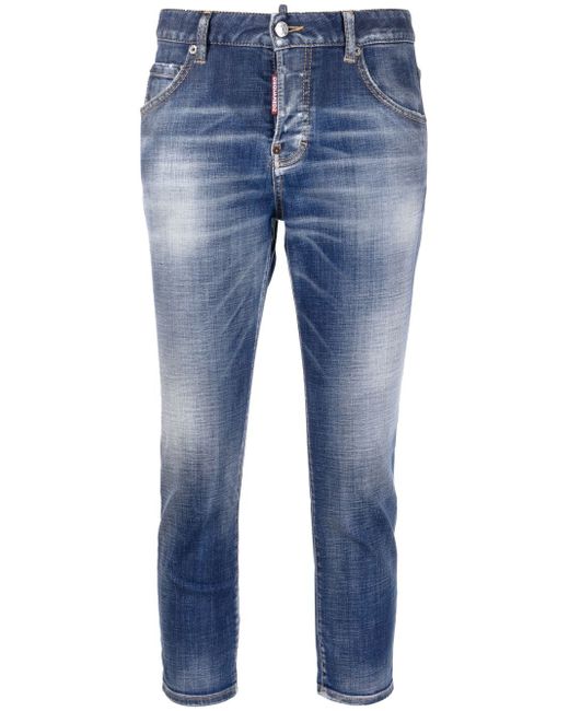 Dsquared2 cropped denim jeans