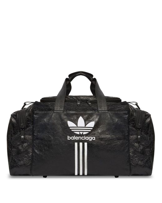 Balenciaga x Adidas trefoil-logo gym bag