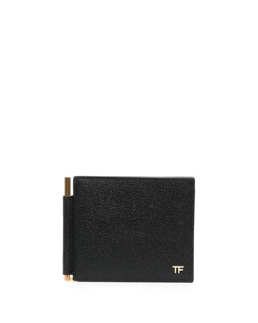 Tom Ford hinged leather bifold wallet