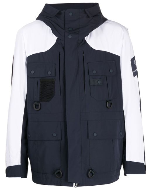 White Mountaineering multiple pockets hooded jacket