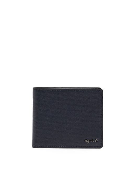Agnès B. bi-fold leather wallet