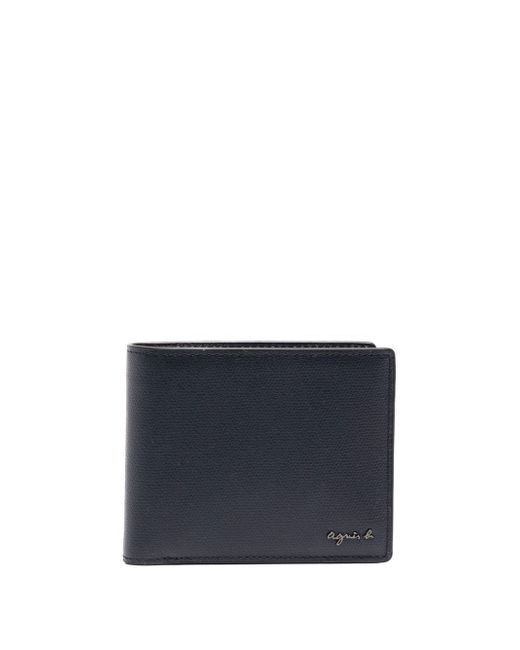 Agnès B. bi-fold leather wallet