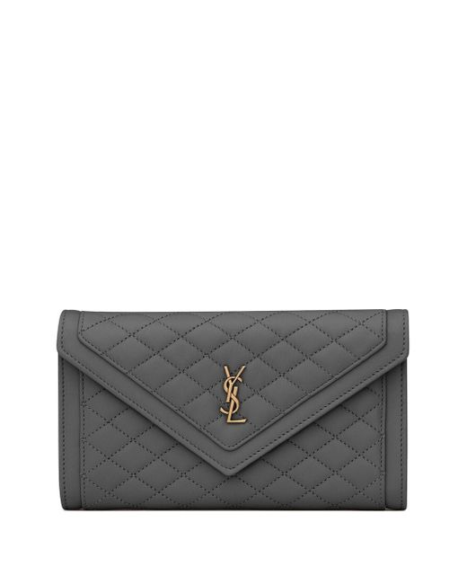Saint Laurent large Gaby quilted wallet