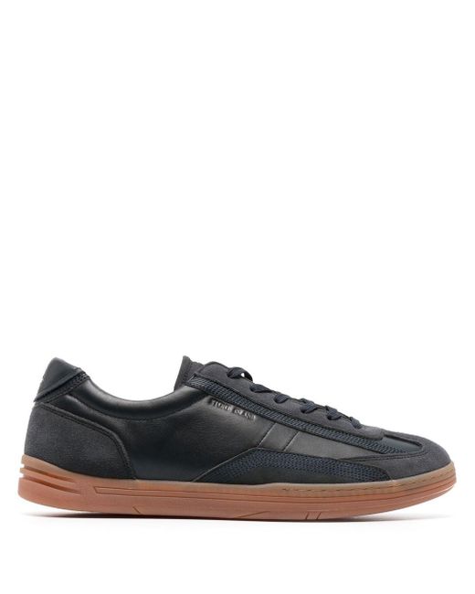 Stone Island suede-trimmed low-top sneakers