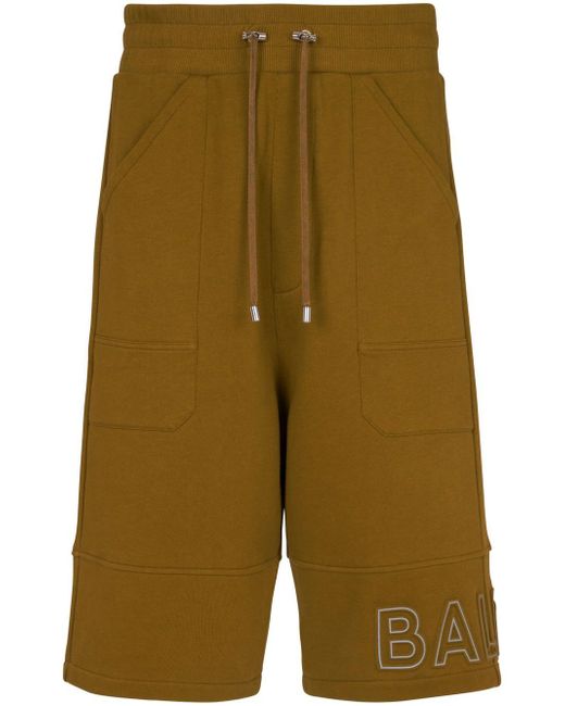 Balmain logo-print shorts