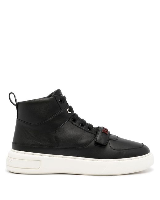 Bally high-top lace-up sneakers