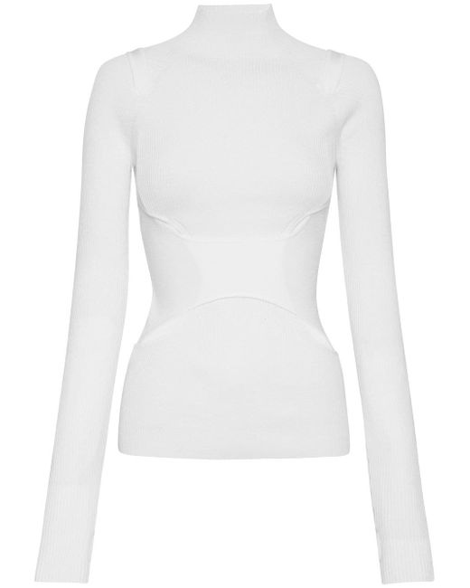 Dion Lee Interlink Skivvy cut-out sweater