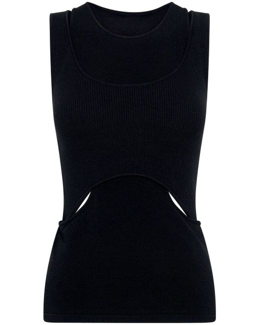 Dion Lee Interlink cut-out tank top