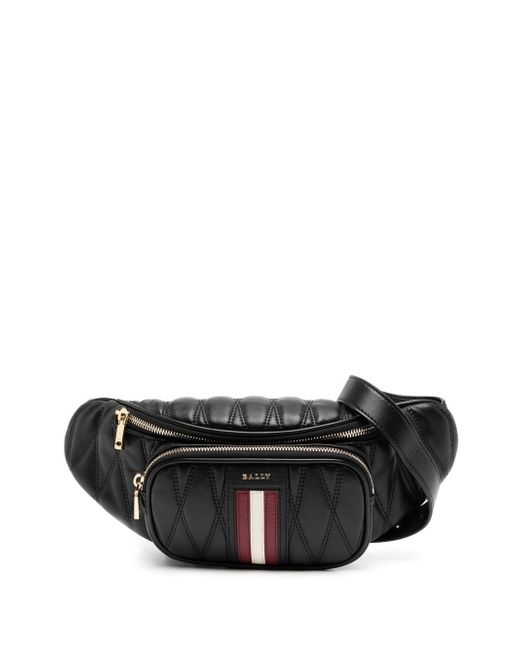 Bally quilted leather belt bag