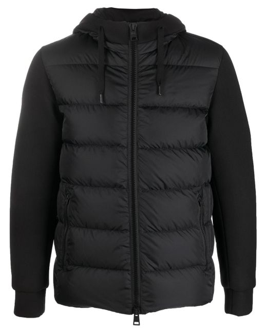 Herno hooded hybrid down-padded jacket