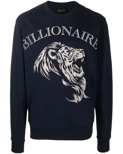 Billionaire logo-print detail sweatshirt