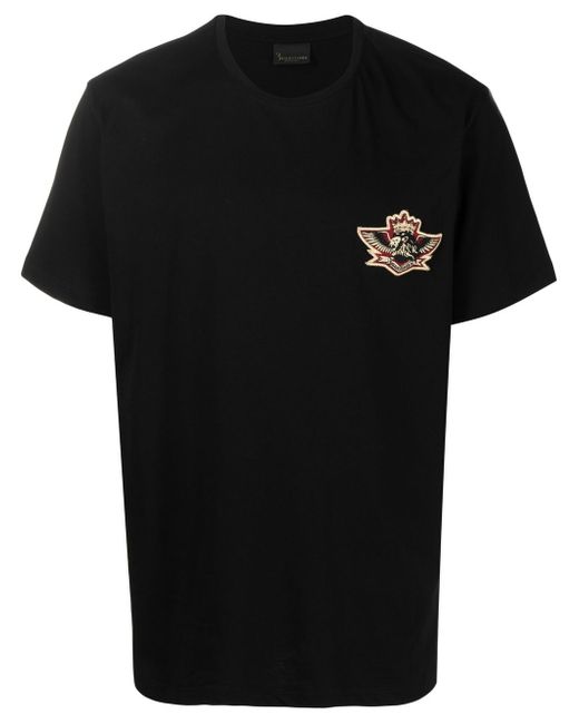 Billionaire logo-patch short-sleeved T-shirt