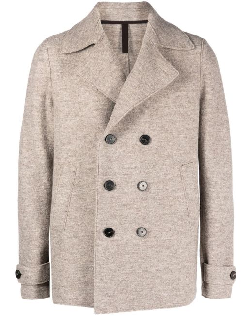 Harris Wharf London double-breasted button coat