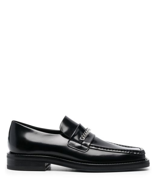 Martine Rose chain-link square-toe loafers