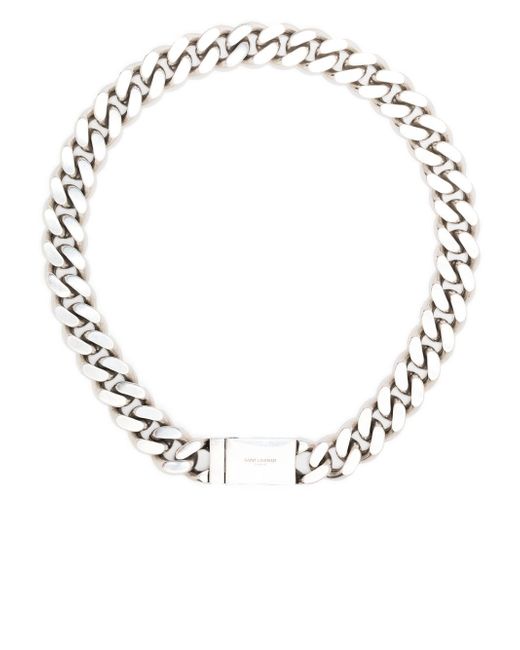 Saint Laurent chain-detail necklace