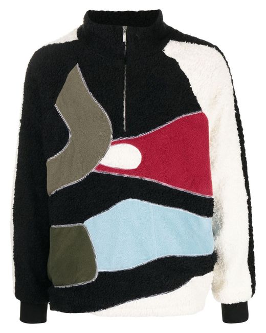 Bethany Williams half-zip fastening fleece jacket