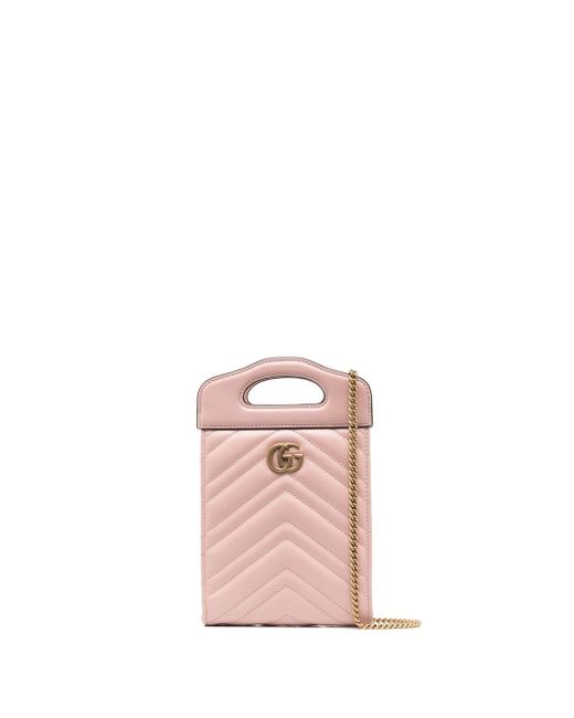 Gucci logo-plaque quilted tote bag