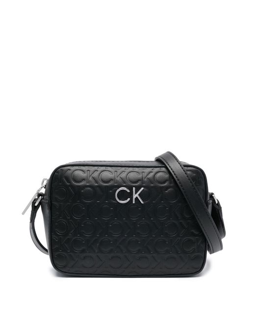 Calvin Klein logo-debossed camera bag