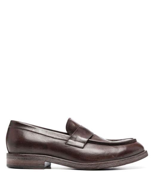 MoMa round toe leather loafers