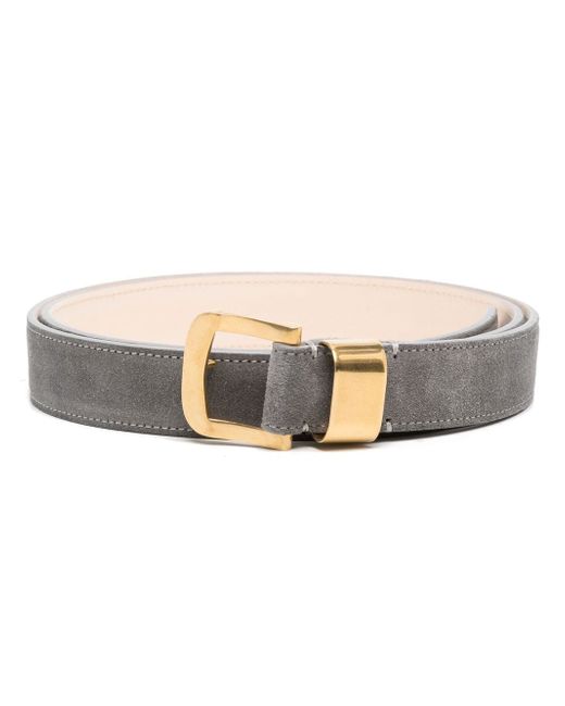 Agnona buckle-fastening leather belt