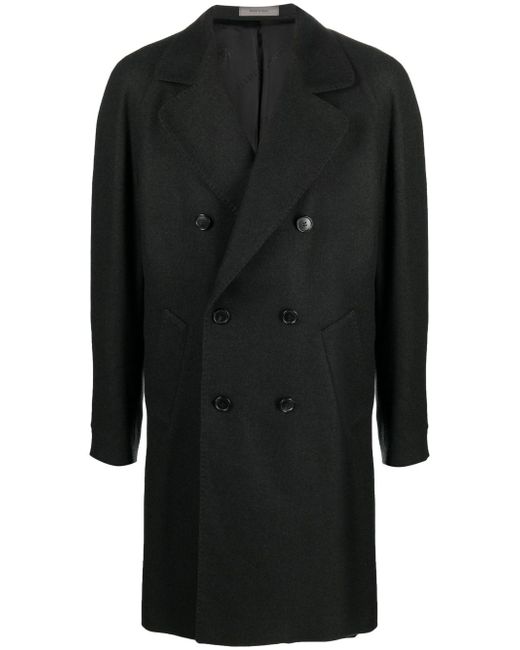 Corneliani double-breasted wool coat