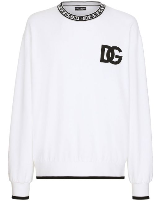 Dolce & Gabbana logo-print cotton sweatshirt