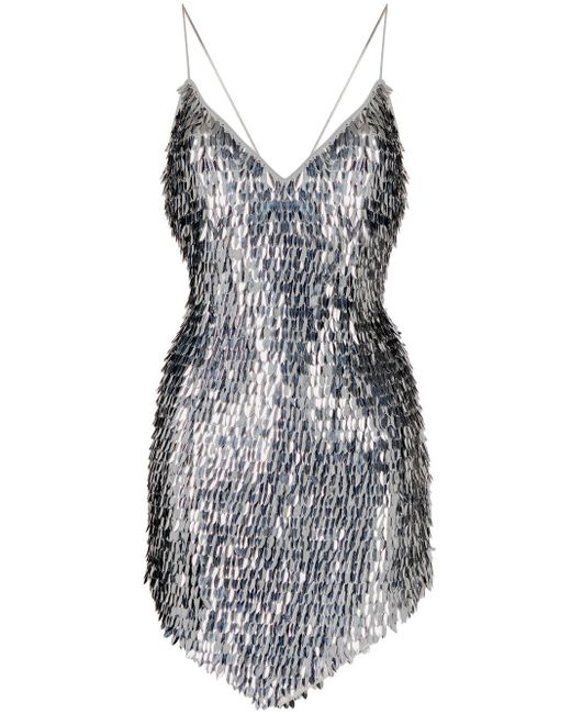 Retrofete Sirena paillette-embellished minidress