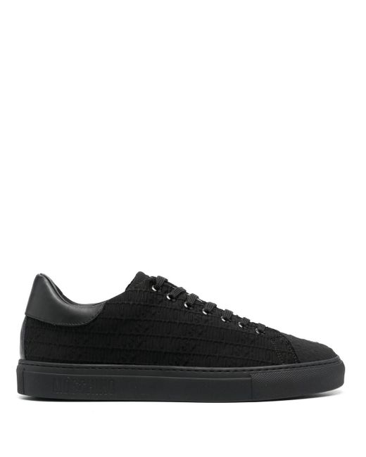 Moschino low-top lace-up sneakers