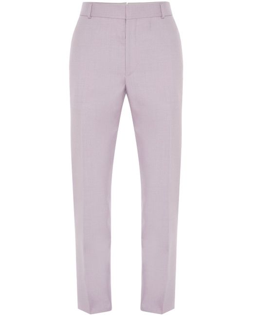 Alexander McQueen wool-blend tapered-trousers