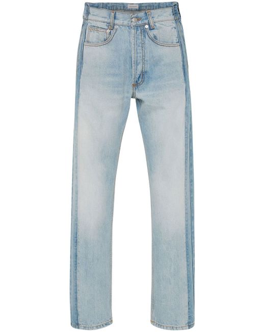 Alexander McQueen Worker Patched straight-leg jeans