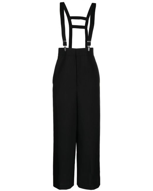 Enföld high-waisted cropped trousers
